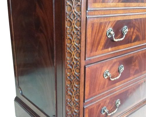 Floor Sample, Leighton Hall Lateral Filing Cabinet, Mahogany,21"D x 42"W x 39"H, Retail $5000
